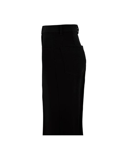 Aspesi Black Wide Trousers