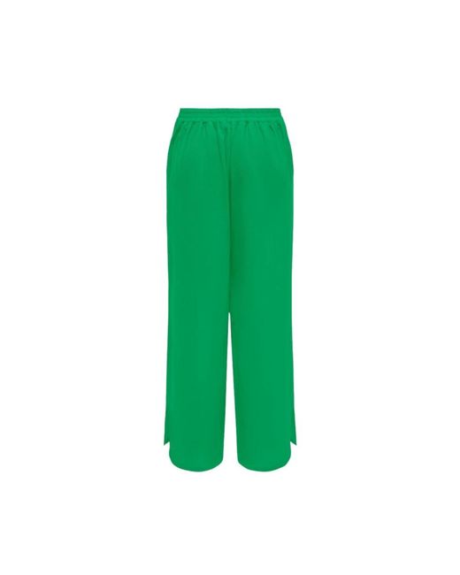 ONLY Green Straight Trousers