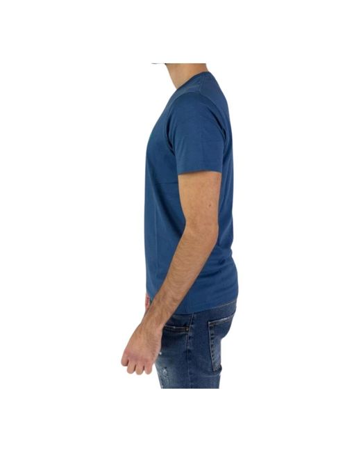 U.S. POLO ASSN. Casual baumwoll t-shirt in Blue für Herren