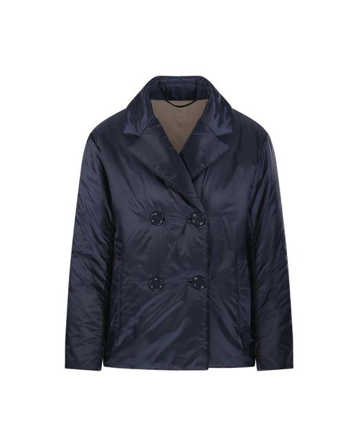 Max Mara Light Jackets in het Blue