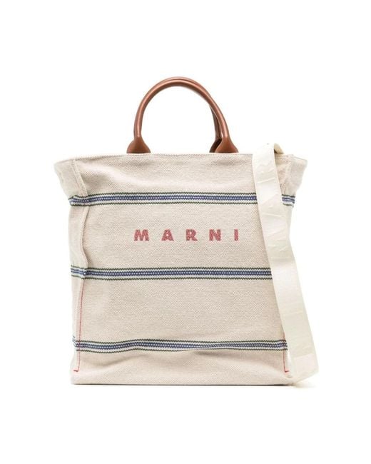 Marni Natural Tote Bags for men