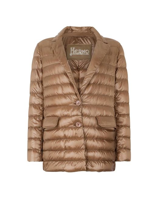 Herno Brown Winter Jackets