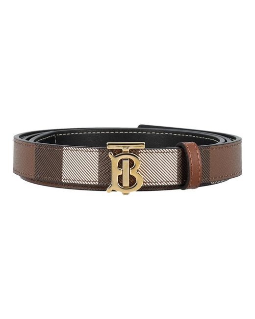 Belts di Burberry in Brown