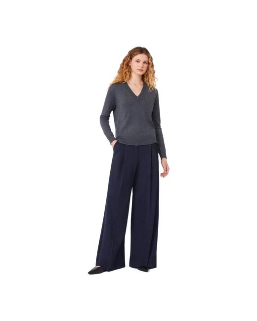 Weekend by Maxmara Blue Wide Trousers
