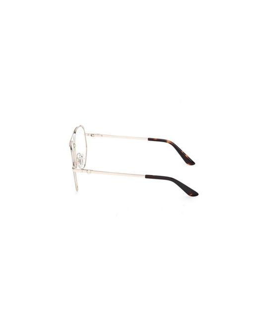 Guess Metallic Aviator Optical Frame