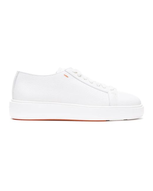 Santoni White Sneakers