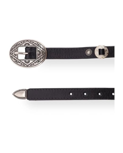 Golden Goose Deluxe Brand Black Belts for men
