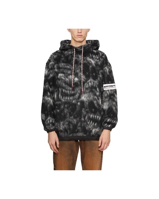 Aries Hoodies & Sweatvesten ,Zwart ,Fleece Trui in het Black voor heren