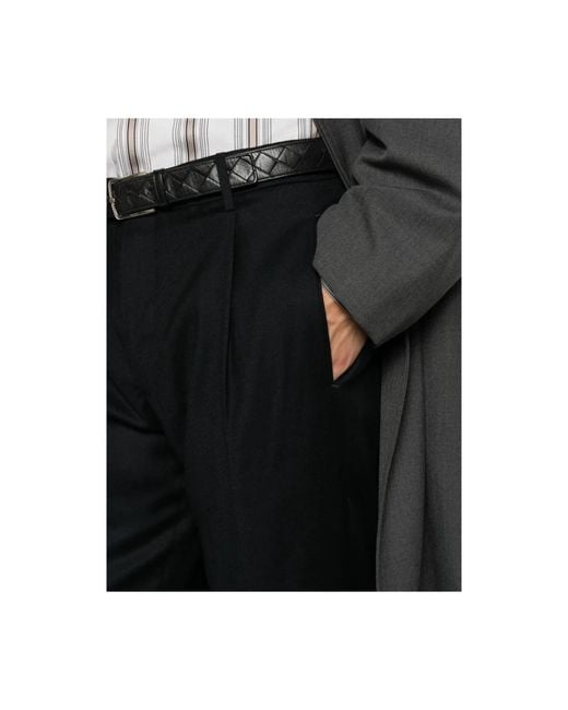 Berwich Black Suit Trousers for men