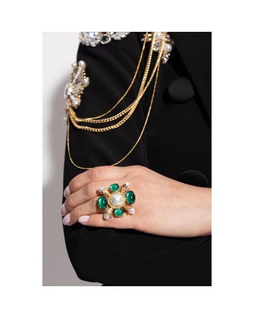 Rings Balmain en coloris Green