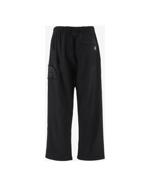 Billionaire Black Wide Trousers for men