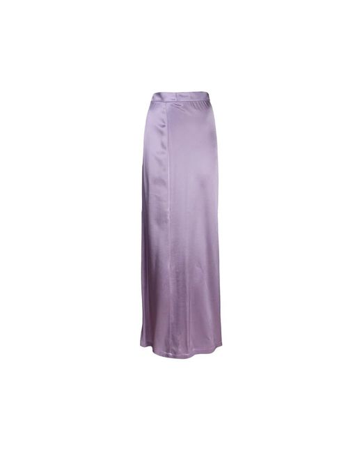 Gonna lunga alla moda di Erika Cavallini Semi Couture in Purple