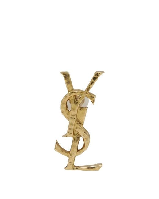 Saint Laurent Metallic Earrings