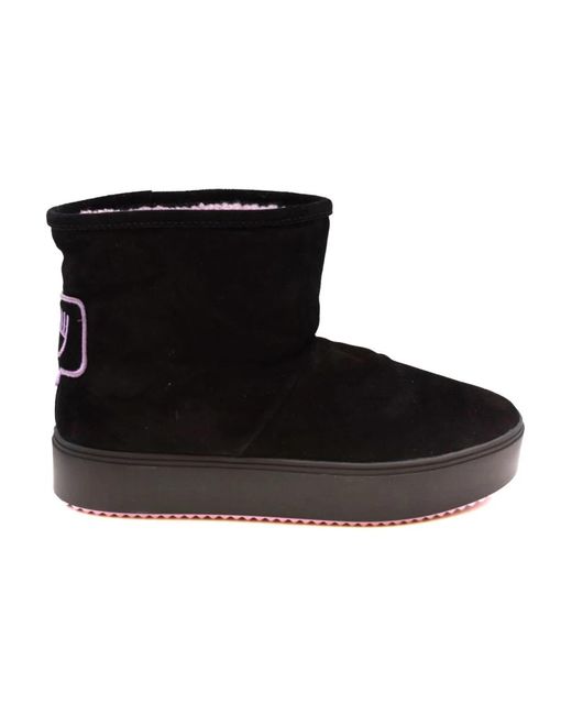 Chiara Ferragni Black Winter Boots