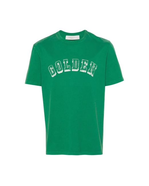 Golden Goose Deluxe Brand Green T-Shirts for men