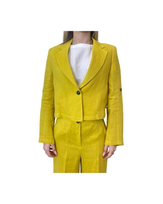 Marella Yellow Blazers