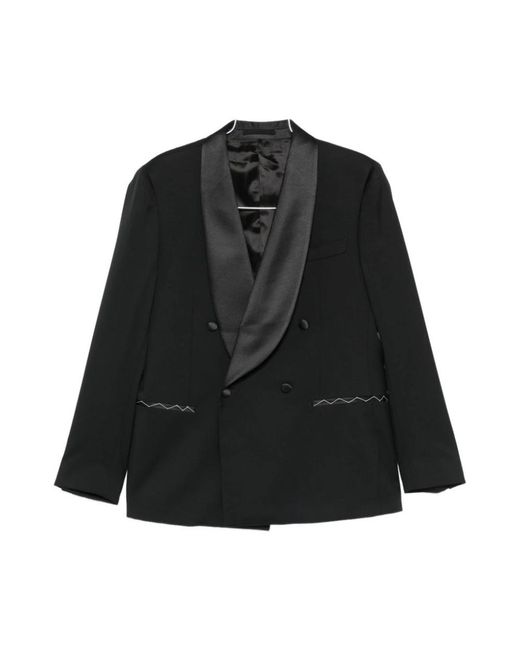 Luigi Bianchi Black Blazers for men