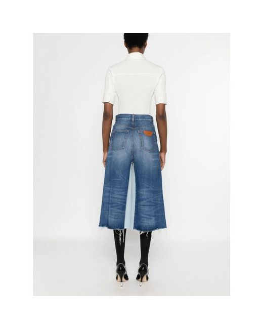 Chloé Korte Broeken ,Blauw ,Katoen Stijlvolle Shorts Voor in het Blue