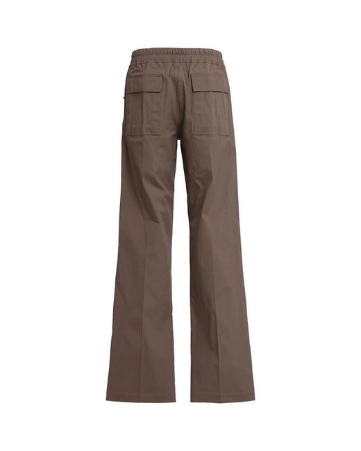 Rick Owens Brown Wide Trousers