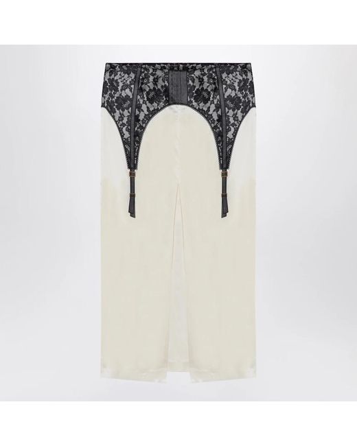 Moschino Gray Midi Skirts