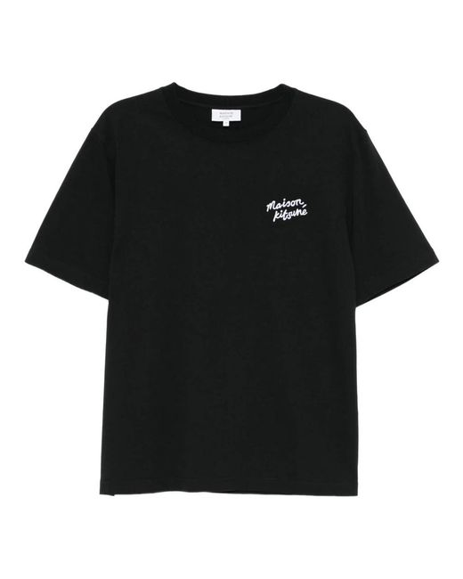 Maison Kitsuné Black T-Shirts for men