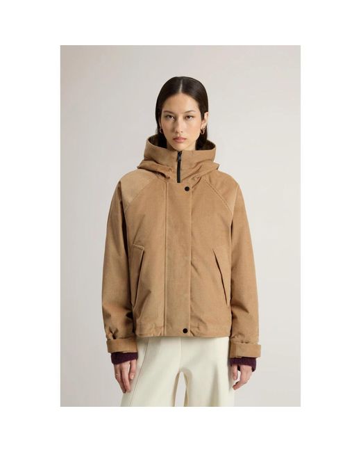 Light Jackets Woolrich de color Brown