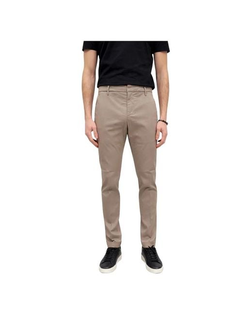 Dondup Gray Chinos for men