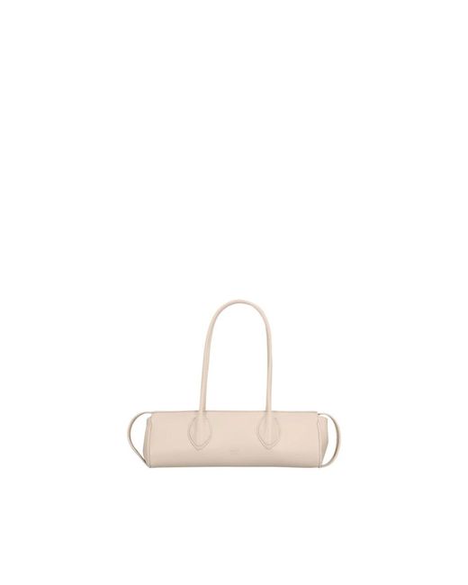 Khaite White Shoulder Bags