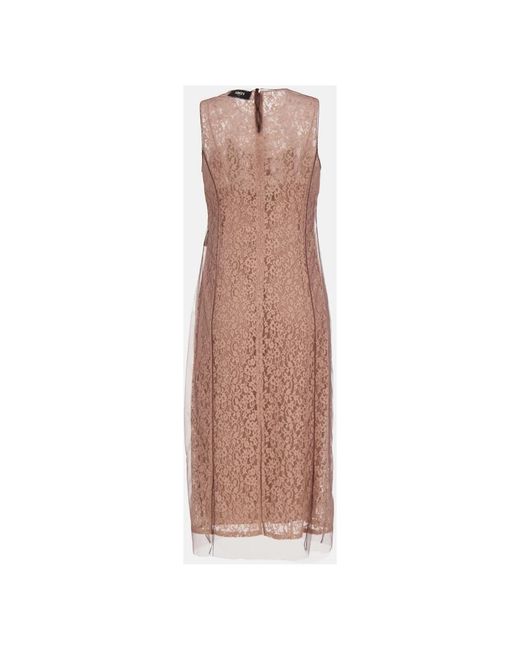 Midi Dresses Fendi de color Brown