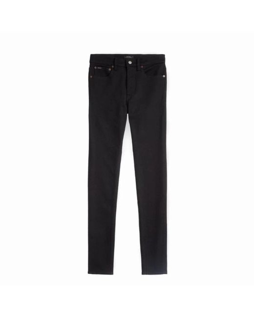 Polo Ralph Lauren Black Slim-Fit Jeans
