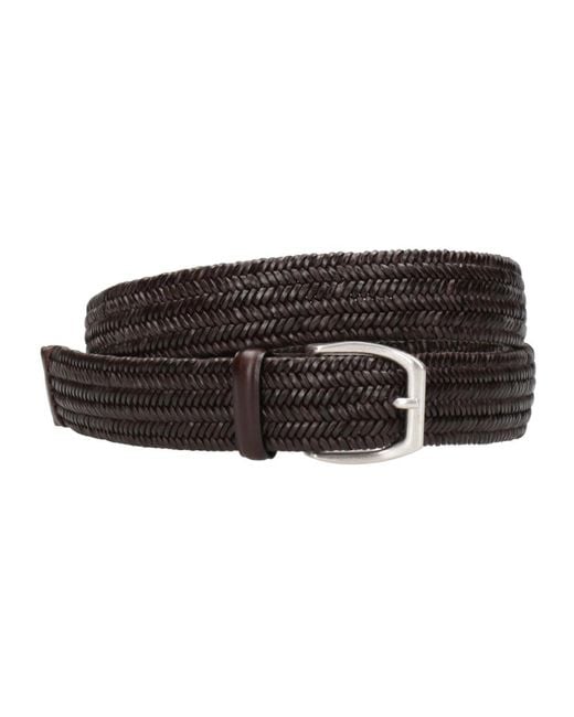 Orciani Black Belts for men