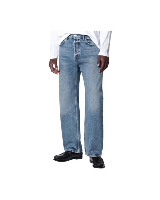 Agolde Blue Straight Fit Jeans for men