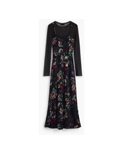 Desigual Black Midi Dresses