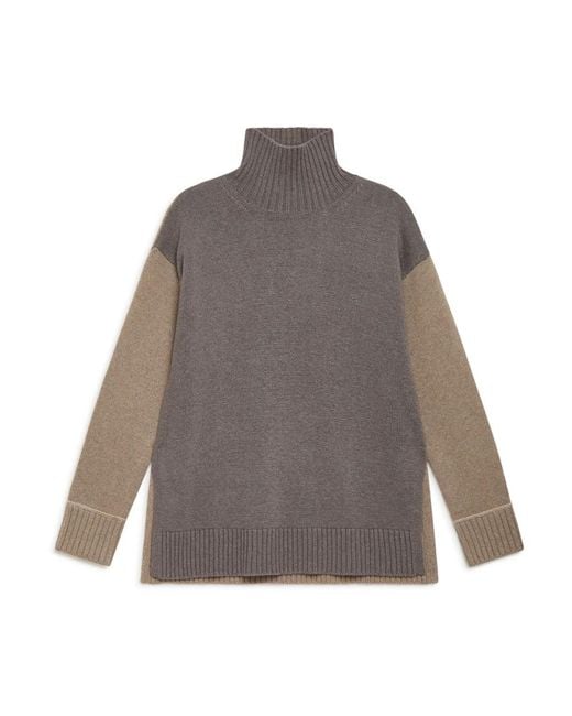 Maliparmi Gray Turtlenecks