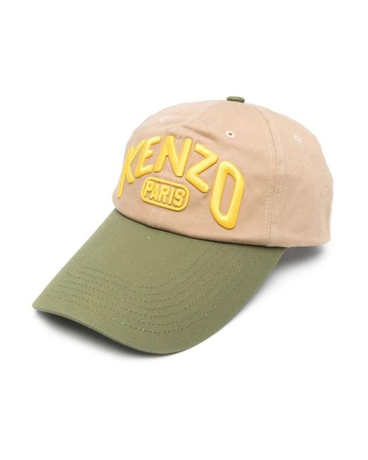 KENZO Accessoires ,Veelkleurig ,Katoen Pet in het Yellow voor heren