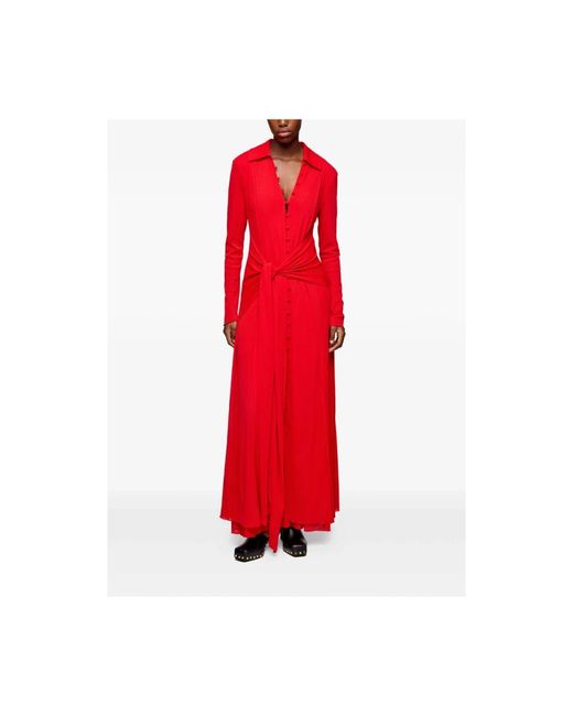 Ganni Red Dresses
