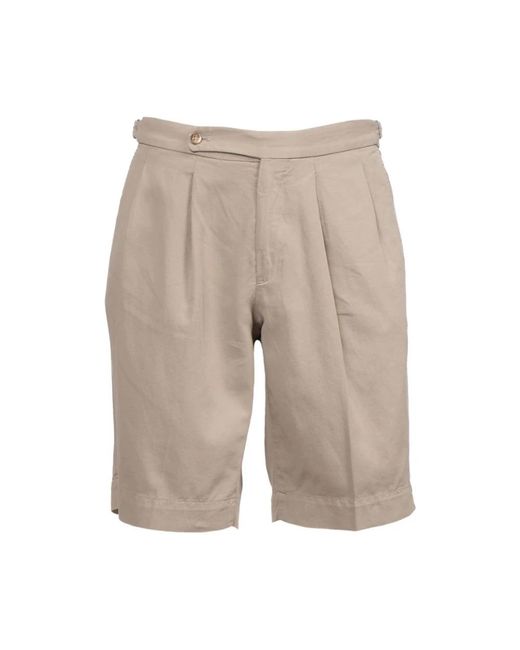 Incotex Gray Casual Shorts for men