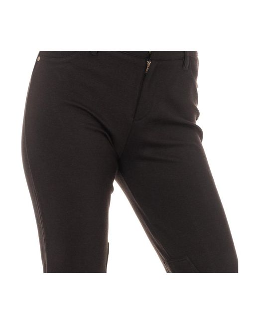 La Martina Black Slim-Fit Trousers