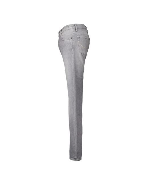 Straight Jeans Hand Picked de hombre de color Gray