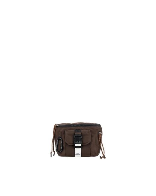 A.P.C. Brown Cross Body Bags for men
