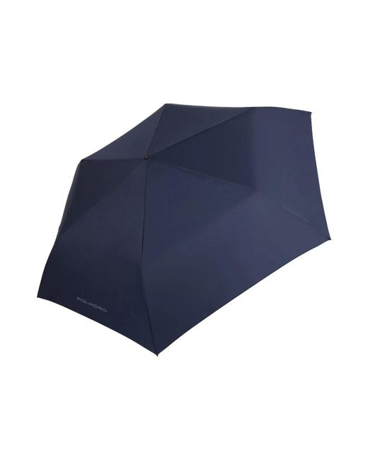 Piquadro Blauer windschutz regenschirm in Blue für Herren