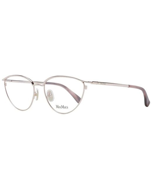 Glasses Max Mara de color Metallic
