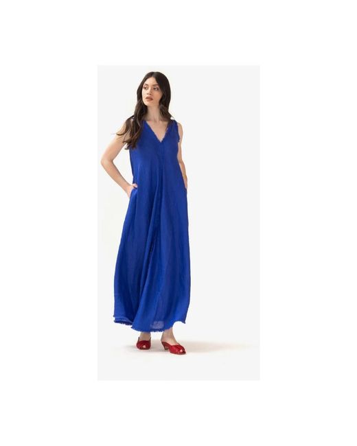 P.A.R.O.S.H. Blue Maxi Dresses
