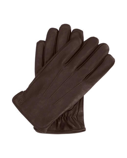 Kazar Accessoires ,Bruin ,Leer Bruine Leren Handschoenen Met Touchscreenfunctie in het Brown voor heren
