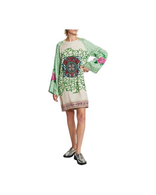 ME 369 Green Short Dresses