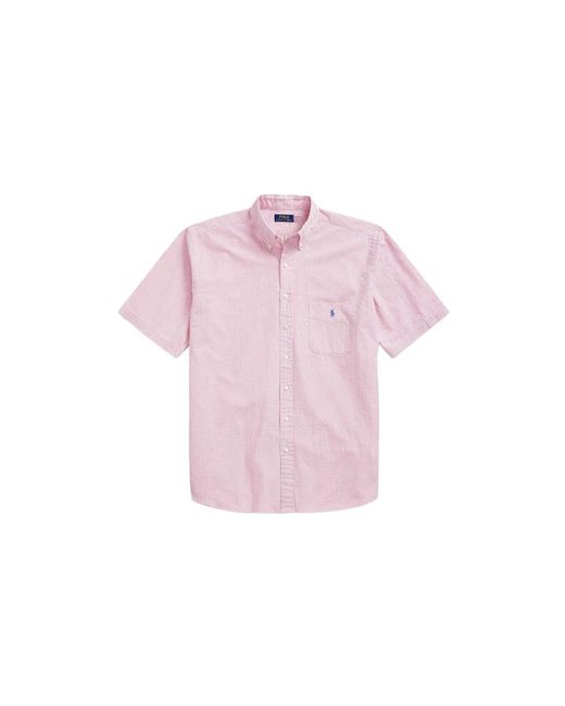 Short Sleeve Shirts di Polo Ralph Lauren in Pink da Uomo