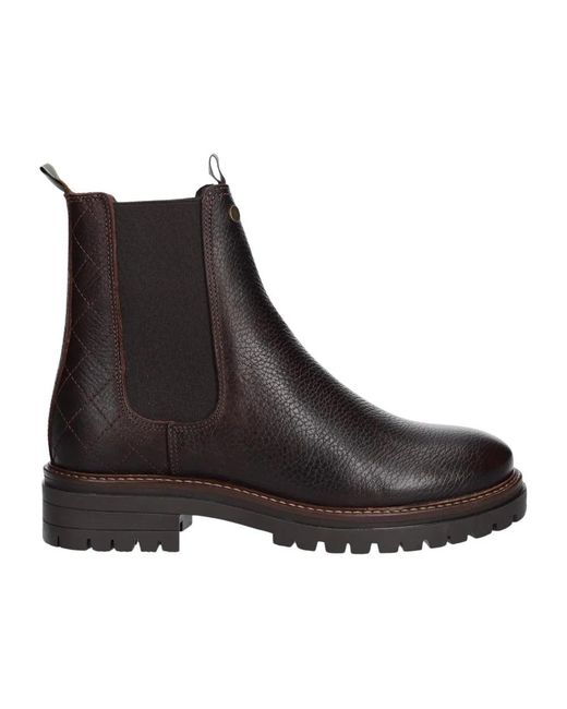 Barbour Black Evie Ankle Boots