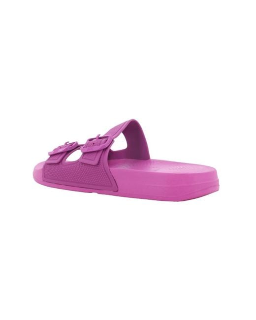 Shoes > flip flops & sliders > sliders Fitflop en coloris Purple