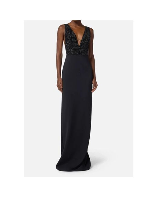 Gowns Elisabetta Franchi de color Black