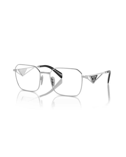 Prada A51V Brillen in het Metallic